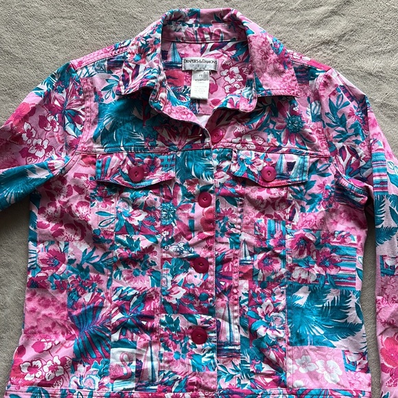 🤩 Draper’s & Damon’s Coastal Summer Casual Jacket - Picture 3 of 7